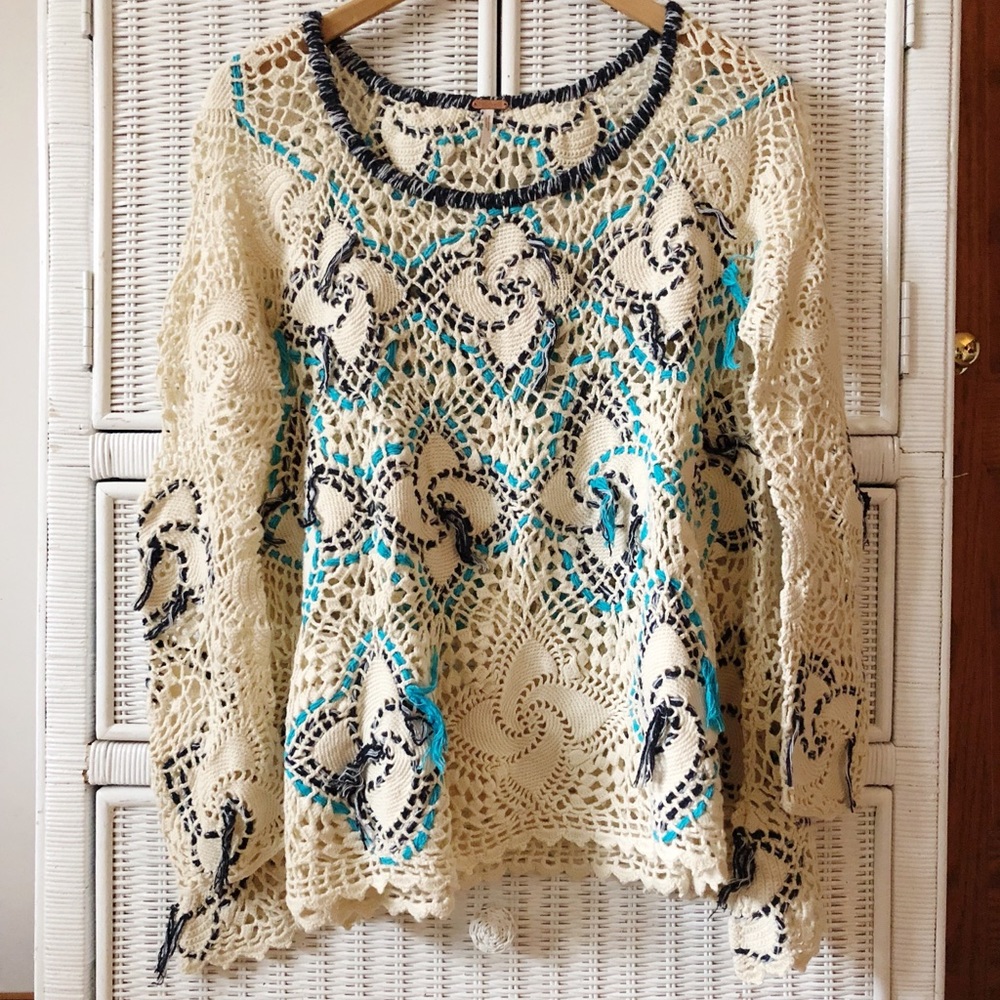 Free People Crochet Top